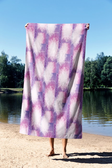 Mjölnir Toalla de Playa Yoga Sunrise 90 Multicolor 90x150 cm Poliéster/Poliamida